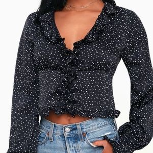 DO+BE polka dot long sleeve
